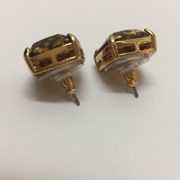 Kate Spade Gold Confetti Earrings - Picture 4 of 4